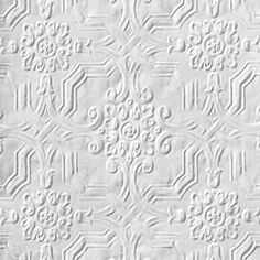 white textured wallpaper with an intricate design