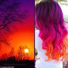 Different Colored Hair, Hair Rainbow, Anting Manik, Galaxy Hair, New Hair Trends, Hair Color Crazy