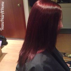 Bright Maroon Hair, Red Hair Vampire, Purplish Red Hair Dye, Redish Purplish Hair, Red Burgandy Hair Aesthetic, Pelo Color Borgoña, Pelo Color Vino, Wine Red Hair