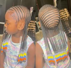 Lil Girl Hairstyles Braids, Braid Hacks, Natural Cornrows, Braided Hairstyles Black, Black Baby Girl Hairstyles, Daughter Hairstyles, Cornrows Hairstyles