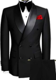 Formal Tuxedo Sets With Button Closure, Double-breasted Three-piece Wedding Suit, Double-breasted Wedding Suit In Suiting Fabric, Formal Double-breasted Sets With Button Closure, Semi-formal Tuxedo Set With Buttons, Double-breasted Wedding Tuxedo, Double-breasted Tuxedo Style Blazer For Wedding, Double-breasted Wedding Tuxedo In Suiting Fabric, Double-breasted Tuxedo Suits In Suiting Fabric