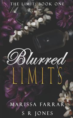 the book cover for burned limits by marsha farar and sr jones, with purple flowers