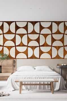 image of rustic wood mid-century wallpaper Mid Century Wallpaper, Inspire Me Home Decor, Mid Century Modern Walls, Wood Wallpaper, Wood Detail, Modern Wallpaper, Old Wallpaper, Wooden Doors, Decoration Design