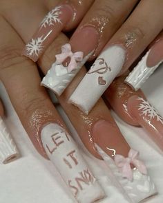 Diy Acrylic Nails, Girly Acrylic Nails, Dope Nail Designs, Acrylic Nails Coffin Pink, Long Square Acrylic Nails, Bling Acrylic Nails, Acrylic Nails Coffin Short, Short Acrylic Nails Designs, Pink Acrylic Nails