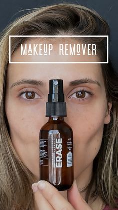 The best oil free makeup remover -- erase spray! Oil Free Makeup, Best Oils, Free Makeup, Makeup Remover, Oil Free