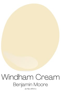 an image of a cream colored paint with the words,'windmill cream'on it