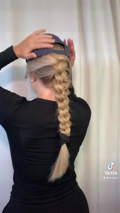 Say 'I Do' to Gorgeous: Wedding Hairstyles That Steal the Show Braided Tutorial, Diy Ponytail, French Braids Tutorial, Ponytail Hairstyles Easy, Cute Ponytails, Braid Tutorial, Hair Help, Hair Stylies, Hairstyles Easy