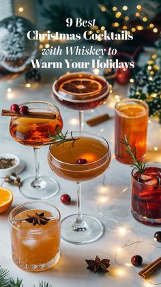 "Discover the 9 Best Christmas Cocktails with Whiskey to warm your holidays! These festive whiskey recipes are perfect for your winter gatherings, offering delightful holiday cocktails that will impress your guests. From classic whiskey drinks to innovative holiday party drinks, these winter warmers will make your celebrations unforgettable. Cheers to the season with these delicious Christmas cocktails!"