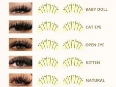 Cluster Lashes Cat Eye, Natural Fake Eyelashes, Lash Tricks, Birthday Makeup Looks, Lash Salon, Perfect Eyelashes