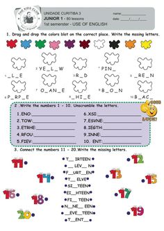 the worksheet is filled with numbers and letters