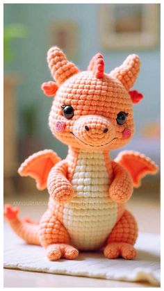 Crochet Amigurumi Dragon Free Pattern, Crocheted Dragon Pattern Free, Small Dragon Crochet Pattern Free, Arumigami Crochet, Baby Dragon Crochet Pattern Free, Free Crochet Dragon Pattern, Stitch Amigurumi Free Pattern, Crochet Dragon Pattern Free, Dragon Amigurumi Free Pattern