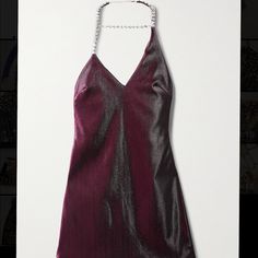 Area Diamond Strap Iridescent Burgundy And Black Sequin, Mini Dress , Great Condition (Worn Once) Halterneck Mini Dress, Black Sequin Mini Dress, Asymmetric Neckline, Box Clutch, Performance Outfit, Stage Outfits, Black Sequins, Elegant Fashion, Designs To Draw