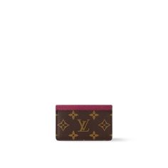 Card Holder - Monogram Women's Credit Card Case | LOUIS VUITTON ® Wallet Louis Vuitton, Credit Card Holder Wallet, Canvas Wallet, Pink Monogram, Luxury Card, Louis Vuitton Official, Essential Bag, Card Holder Wallet, Credit Card Holder