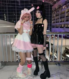 Hello Kitty And Kuromi Costume, Melody And Kuromi Outfit, Kuromi And My Melody Outfits, My Melody Inspired Outfit, My Melody Outfit Ideas