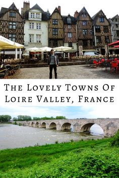 the lovely towns of loure valley, france are featured in this postcard image