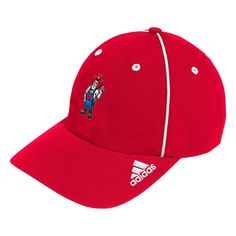 Rep your favorite team with this Nebraska Huskers Locker Room Athlete Pack Slouch Adjustable Hat from adidas. This relaxed fit hat is built with a casual, unstructured construction that's perfect for pairing with any game day look. Featuring an embroidered Nebraska Huskers logo on the front, this hat makes it easy to show your support for the team. The six panels are accented with contrast-color eyelets and an adjustable fabric strap with a slide buckle closure lets you find the perfect fit. Sporty Visor Hat For Sports Events, Adjustable Fit Sports Hat For Baseball Season, Adjustable Fit Hats For Baseball Season, Casual Adidas Baseball Cap For Sports Events, Casual Adidas Hat For Sports Events, Adidas Casual Hat For Sports Events, Team Spirit Baseball Cap With Curved Brim For Sports, Sporty Baseball Cap With Curved Brim For Sports Events, Adidas Cap For Sports Events