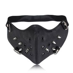 Gothic punk rock mask for bikers, windproof and dustproof. Also suitable for activities such as... Biker Mask, Steampunk Outfits, Motorcycle Face Mask, Motorcycle Mask, Leather Face Mask, Steampunk Mask, Steampunk Leather, Halloween Party Props, Punk Design