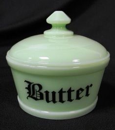 Jadeite Butter Dish Vintage Butter Dish, Jade Dishes, Vintage Jadeite, Butter Molds, Glass Ware