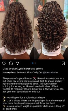 Curly Haircuts Layers Natural Curls, V Haircut For Long Hair Curly, Butterfly Haircut Long Hair Curly, Layered Haircuts For Long Curly Hair, V Shape Curly Haircut, Haircut Ideas For Curly Wavy Hair, Short Layers On Curly Hair, Long Wavy Haircut Ideas, Long Hair With Layers Curly