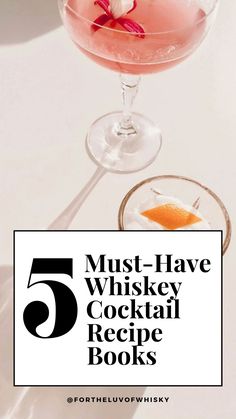 the five must have whiskey cocktail recipe books