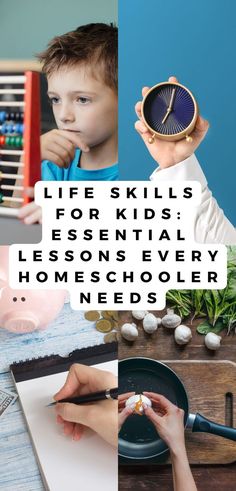 photos of critical thinking, budgeting, cooking and time management with text that says Life Skills for Kids: Essential Lessons Every Homeschooler Needs Life Skills For Kids, Skills For Kids, Mom Routine, Life Skills Activities, Skills Activities, Homeschool Activities, Homeschool Ideas, Homeschool Curriculum, Hands On Activities