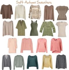 Soft Autumn Wardrobe 2023, Soft Autumn Neutral Color Palette, Soft Autumn Neutral Outfits, Soft Autumn Jeans, Soft Autumn Casual Outfits, Soft Autumn Swimwear, Soft Autumn Outfits For Summer