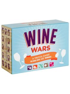 a box of wine wars game sitting on top of a table