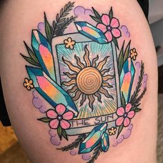 Kawaii Tattoos, Occult Tarot, Pastel Tattoo, Tarot Card Tattoo, Tarot Tattoo, Crystal Tattoo, Cartoon Kawaii, The Moon Tarot, Witch Tattoo