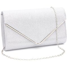 Cute Purses White Clutch Purse, Silver Clutch Purse, Silver Clutch Bag, Prom Bag, Prom Purse, Envelope Clutch Purse, Updo Tutorial, Silver Handbag