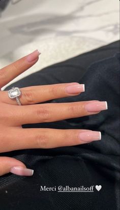 White Nail Tip Ideas, Classy Tapered Square Nails, Girly Nails Acrylic Classy, Rectangle Nails Acrylic, White Tip Coffin Acrylic Nails, Maternity Shoot Nail Ideas, Narrow Square Acrylic Nails, Square Acrylic Nails Classy, Simple Acrylic Nails Long Square