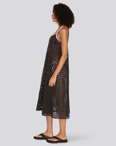 Made for days in the sun, The Eyelet Annika Midi Dress is the perfect cover-up dress. This breezy, cotton silhouette with adjustable straps pairs well over your favorite swimsuit. One Piece Top, Sofia Richie, Solid & Striped, Cover Up Dress, Matching Dresses, Knit Dress, Best Sellers, The Sun, Adjustable Straps