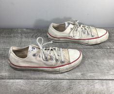 "Up on ETSY for buy it now is a pair of good condition, Vintage CONVERSE All Star Tan Made in USA Low Top Sneaker Shoes Kicks. Size 7. Canvas lined. Good condition rubber soles! You won't be disappointed. Approximate Outside Dimensions: 11 1/4\" inches long heel to toe by 4\" inches widest wide in front of footwear. Sold as is gently used.  Please check out the pictures. If you need more pictures or information regarding the item, please send them to me. Please keep in mind that all of my items Retro Low-top Canvas Shoes For Sports, Vintage Brown Low-top Sneakers, Retro Brown Low-top Sneakers, Vintage Converse High-top Canvas Shoes, Vintage Converse Low-top Canvas Shoes, Vintage Converse, Converse All Star, Shoes Trainers, Tie Shoes