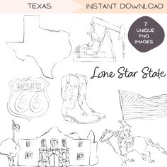 the lone star state coloring page