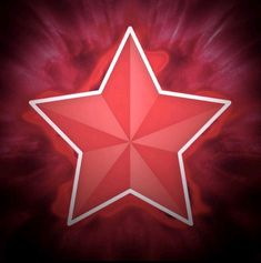 a red star on a black background