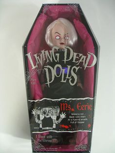 the living dead doll is in its box