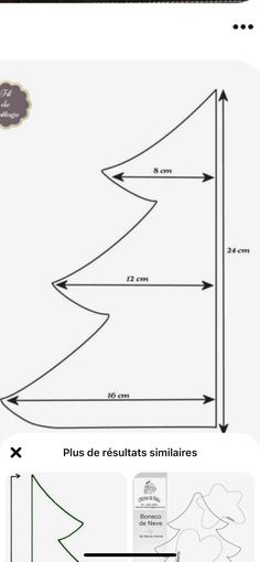 the diagram shows how to make a christmas tree