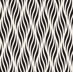 an abstract black and white pattern with wavy lines on the back ground, as well as in