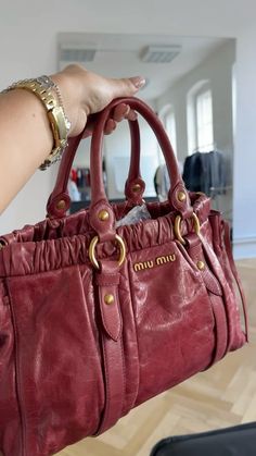 miu miu bag!! Vitello Miu Miu Bag, Miu Miu Bag Outfit, Mui Mui Bag, Miu Miu Purse, Goyard Tote Bag, Vintage Miu Miu, Mui Mui, Goyard Tote, My Style Bags