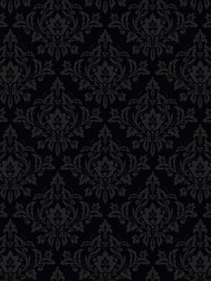 Gothic Damask Wallpaper - House of Parlington Black House Wallpaper, Gothic Wallpaper House, Gothic Black Wallpaper, Gothic Pattern Wallpaper, Black Gothic Background, Black Victorian Wallpaper, Black Gothic Wallpaper, Dark Computer Wallpaper, Gothic Pattern Design