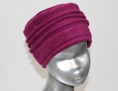 Fuchsia pink women's fleece hat. 8 colours available, 3-ply, one size. The hat covers the ear. French creation and manufacturing ST GELY DU FESC (Hérault). 100% polyester. Wash 30o Manufacturing time of 1 to 3 days. Tracked letter shipping. Please note postal delivery times vary. Return possible within 14 days, in its original packaging and with its label. The returned item will be refunded. Return shipping costs will be your responsibility. Thank you for your understanding. https://www.etsy.com Fitted Cloche Cap For Winter, Fitted Winter Cloche Cap, Fitted Pink Beanie For Winter, Solid Fitted Beanie, Pink Fitted Winter Hat, Rose Fushia, Fleece Hat, Womens Fleece, Fuchsia Pink