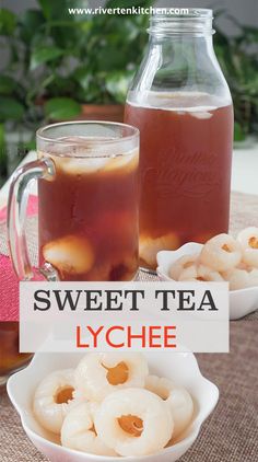 sweet tea with lychee is an easy and delicious drink for the cold weather