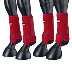 Tough1(R) Max Sport Boot Cooltex Lining Set Protect your horse's legs to the MAX with this brand new sport boot from Tough1. They are constructed with Tough1's new "Cooltex" lining that wicks away moisture to keep legs cool. The perforated neoprene base and durable contour construction virtually molds to the leg for a comfortable fit that keeps dirt out. This boot also features an innovative neoprene cross cradle strap that offers a more balanced suspensory support system than traditional sport Shuffle Ideas, Sport Boots, Leg Wraps, Polo Wraps, Half Chaps, Paddock Boots, Wrap Boots, Horse Gear, Safety Vest