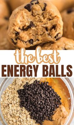 the best energy balls recipe with chocolate chips and oats