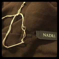 So Pretty! Simple But Elegant Nadri Jewelry, Silk Cord, Adjustable Bracelet, So Pretty, Womens Jewelry Bracelets, Women Jewelry, Silk, Bracelet, Silver