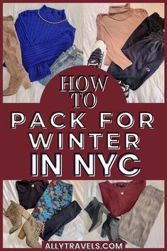 the cover of how to pack for winter in nyc