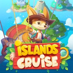 the island's cruise logo is shown in this screenshot from an interactive video game