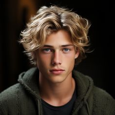 Blonde Male Models Long Hair, Long Blonde Hair Male Character Art, Blonde Stubble, Male Book Character Inspiration, Blonde Male Hairstyles, Blond Fantasy Male, Blonde Blue Eyes Guy, Character Inspiration Male Blonde, Longer Hairstyles For Boys