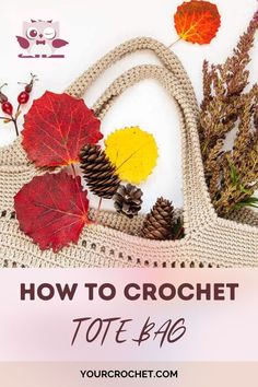 How To Crochet A Tote Bag: An Easy-To-Follow Guide Unique Tote Bag, Stylish Crochet, Learn How To Crochet, Crochet Tote Bag, Crochet Tote, The Craft, Beautiful Crochet, Helpful Tips