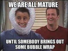 Haha..bubble wrap is the best. Monica Rachel, Friend Memes, Chandler Bing, Friends Characters, I Love My Friends, Friends Show, Friends Tv Show, Friends Tv