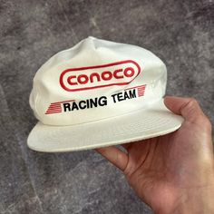 Hat is in good condition overall, bout could use a reshape (pictured above) Will be shipped in a box once sold Custom Fitted Hats, Hard Work Beats Talent, Head Wear, Graphic Design Trends, Racing Team, Cool Hats, Hat Cap, Snapback Hat